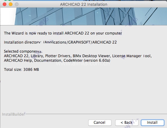 ARCHICAD 22 for Mac安装激活图文详细教程
