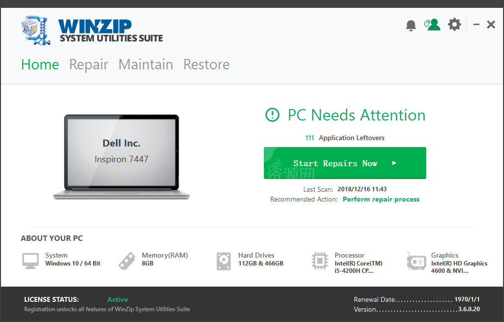 WinZip System Utilities Suite 3